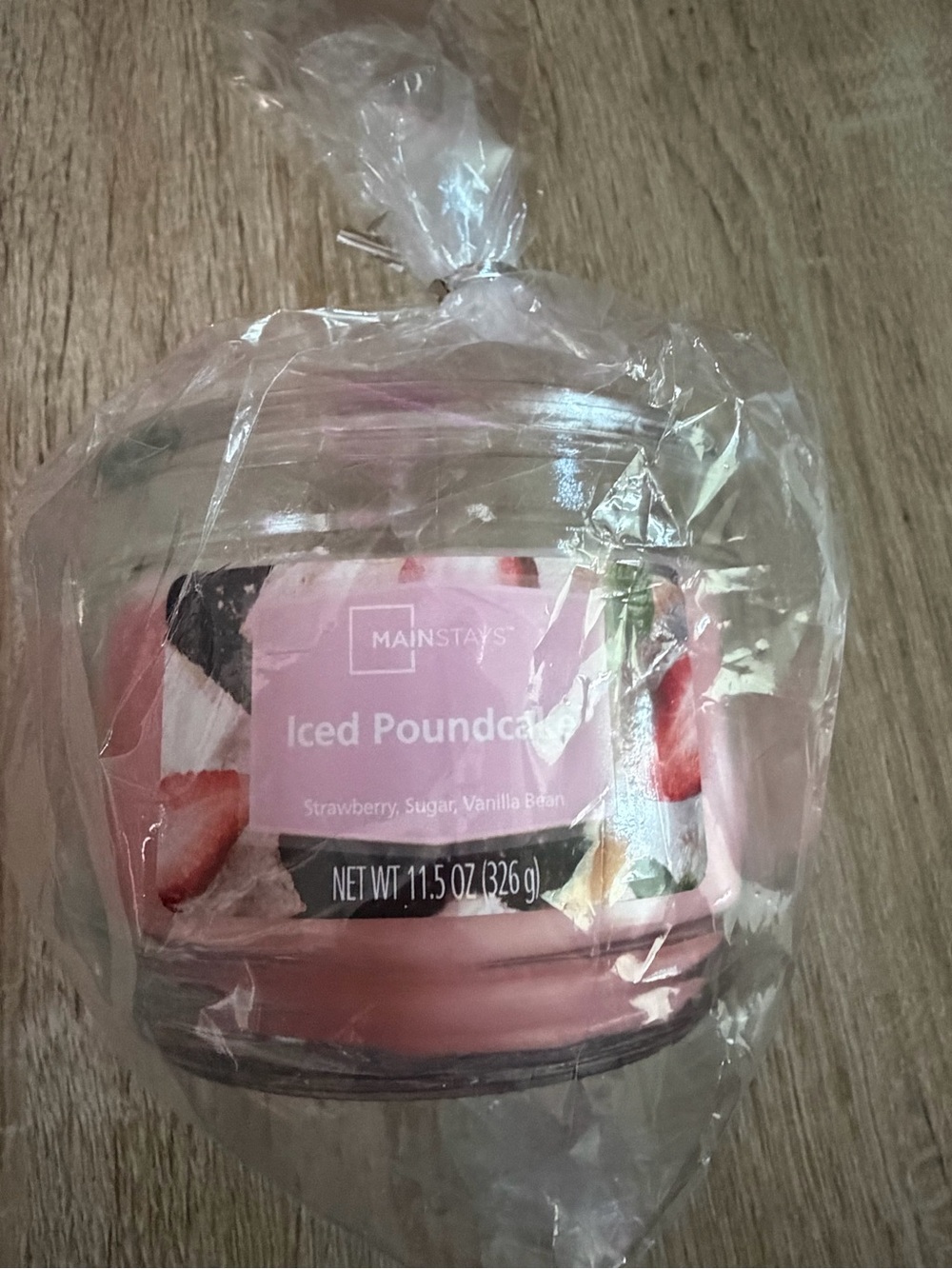 Mainstays Iced Poundcake Scented Candle 11.5oz